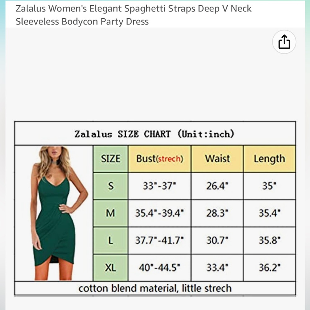 *NEW Zalalus- Women’s Spaghetti Strap Bodycon Dress. - Picture 13 of 13